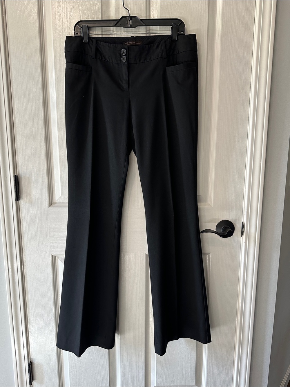 The Limited Black Drew Fit Long Length Bootcut Dress Pants